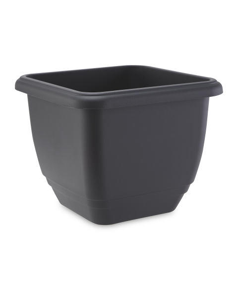 Black Self-Watering Pot