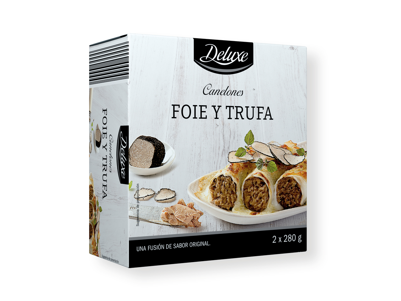 'Deluxe(R)' Canelones de foie y trufa