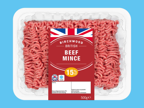 Beef Mince, 15% fat
