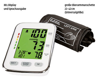 CURAmed Oberarm-Blutdruckmessgerät