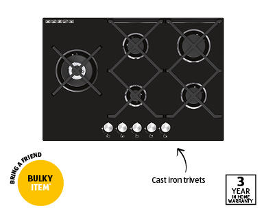 75cm Glass Gas Cooktop