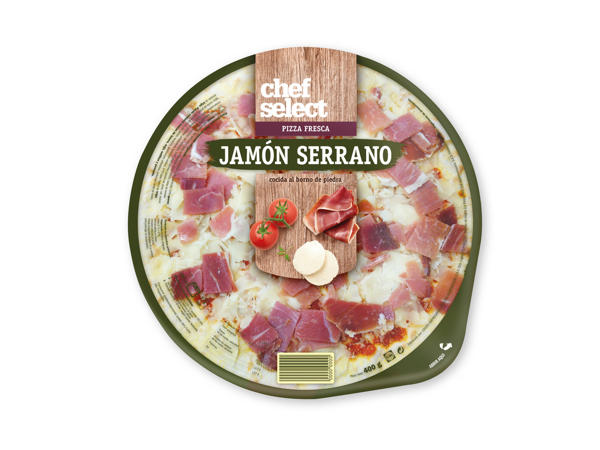 'Chef Select(R)' Pizza de jamón serrano / Pepperoni y queso de cabra