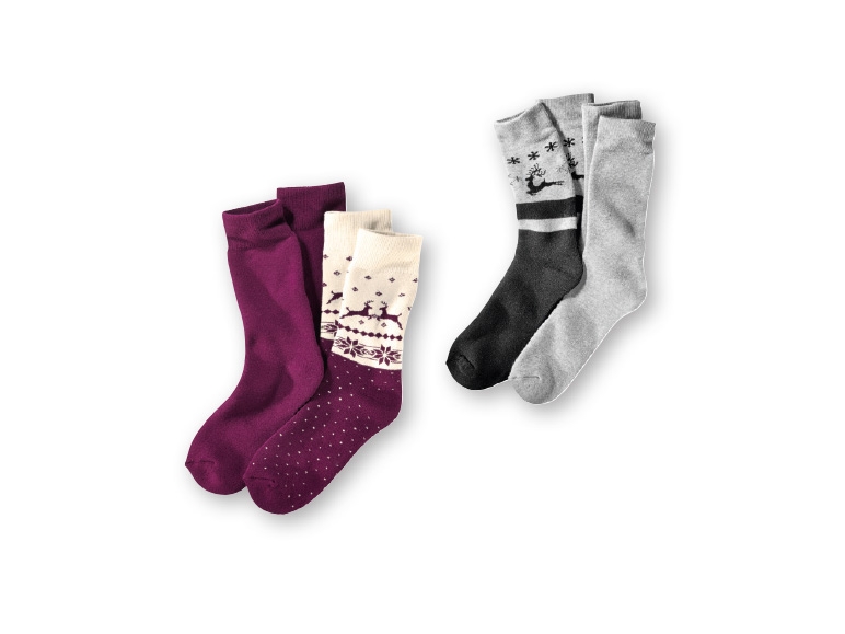 ESMARA/LIVERGY Ladies' or Men's Thermal Socks