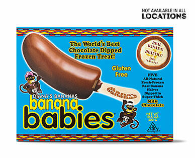 Diana's Bananas Milk or Dark Chocolate Banana Babies
