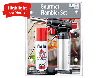 Gourmet-Flambier-Set
