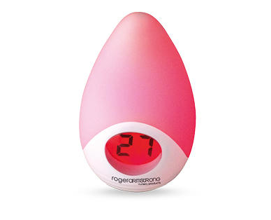 Roger Armstrong Colour Changing Night Light with Room Temperature Thermometer