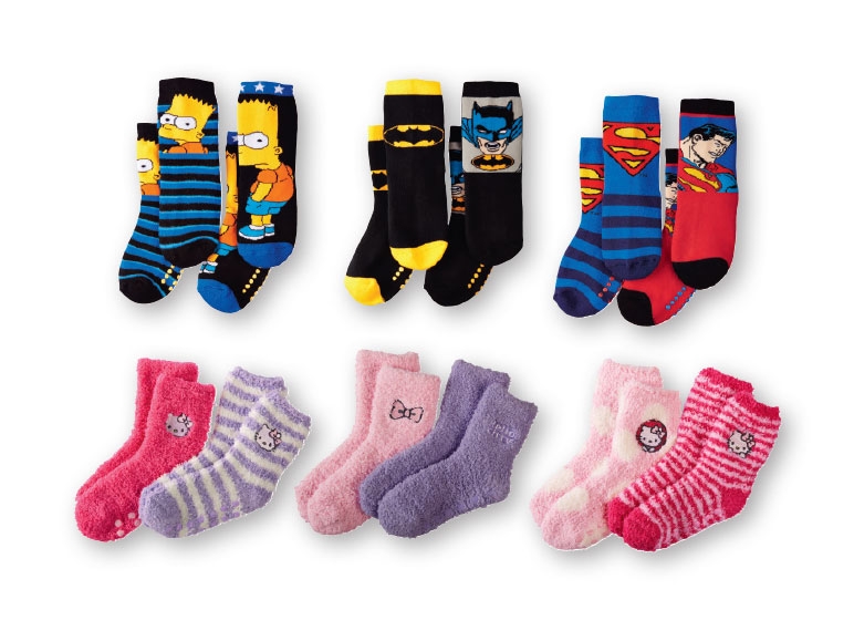 Girls' or Boys' Character Plush Socks