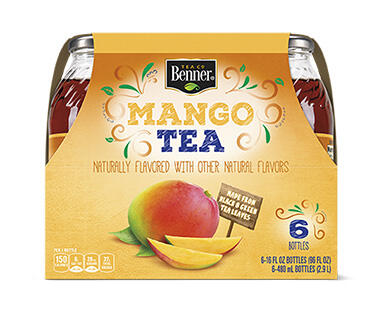 Benner Mango or Diet Mango Tea 6-Pack