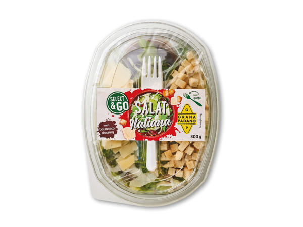 Salatblanding med dressing