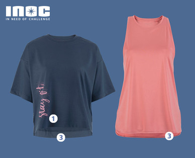 INOC Damen-/Herren-Fitness-Top/-Shirt