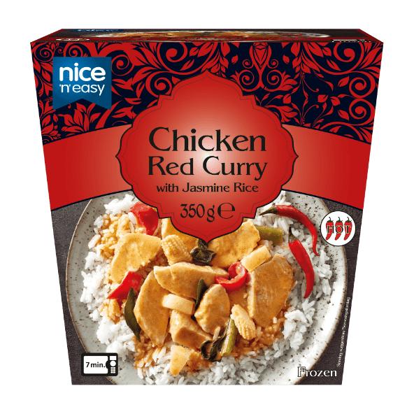 Chicken Panang, peanut eller red curry