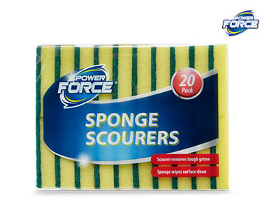 Sponge Scourers 20pk or Super Absorbent Wipes 20pk