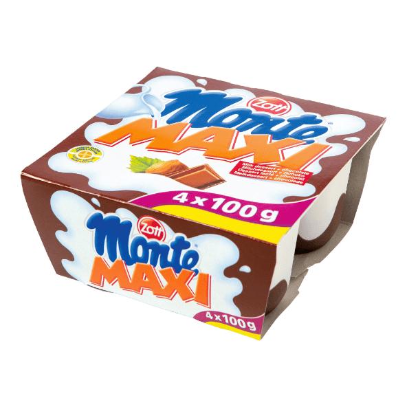 Monte Maxi-melkdessert, 4 st.