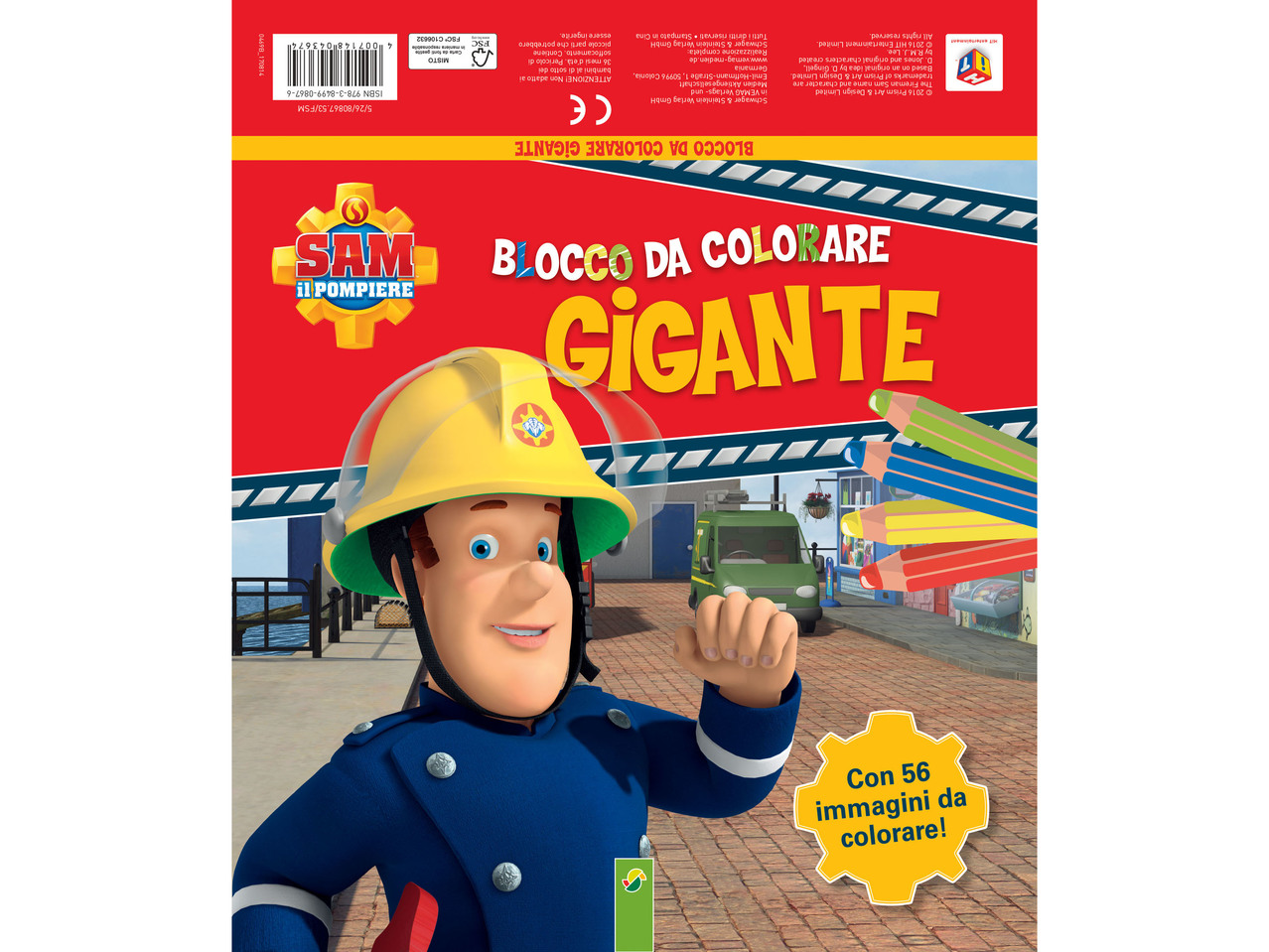 Libro per bambini "Sam il pompiere, Barbie, Paw Patrol"