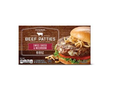 Cattlemen's Ranch Mushroom and Swiss or Black and Bleu Burgers
