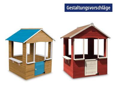 Kinderspielhaus aus Holz