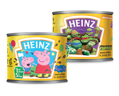 Heinz Pasta Shapes Peppa Pig/Ninja Turtles