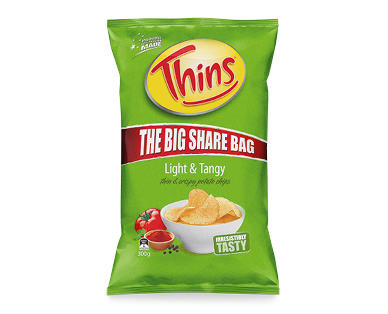 Thin Cut Potato Chips 300g