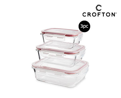 Glass Storage Containers 3pc Set