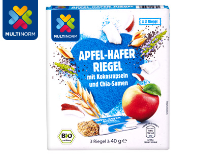 MULTINORM Bio-Apfel-Hafer-Riegel