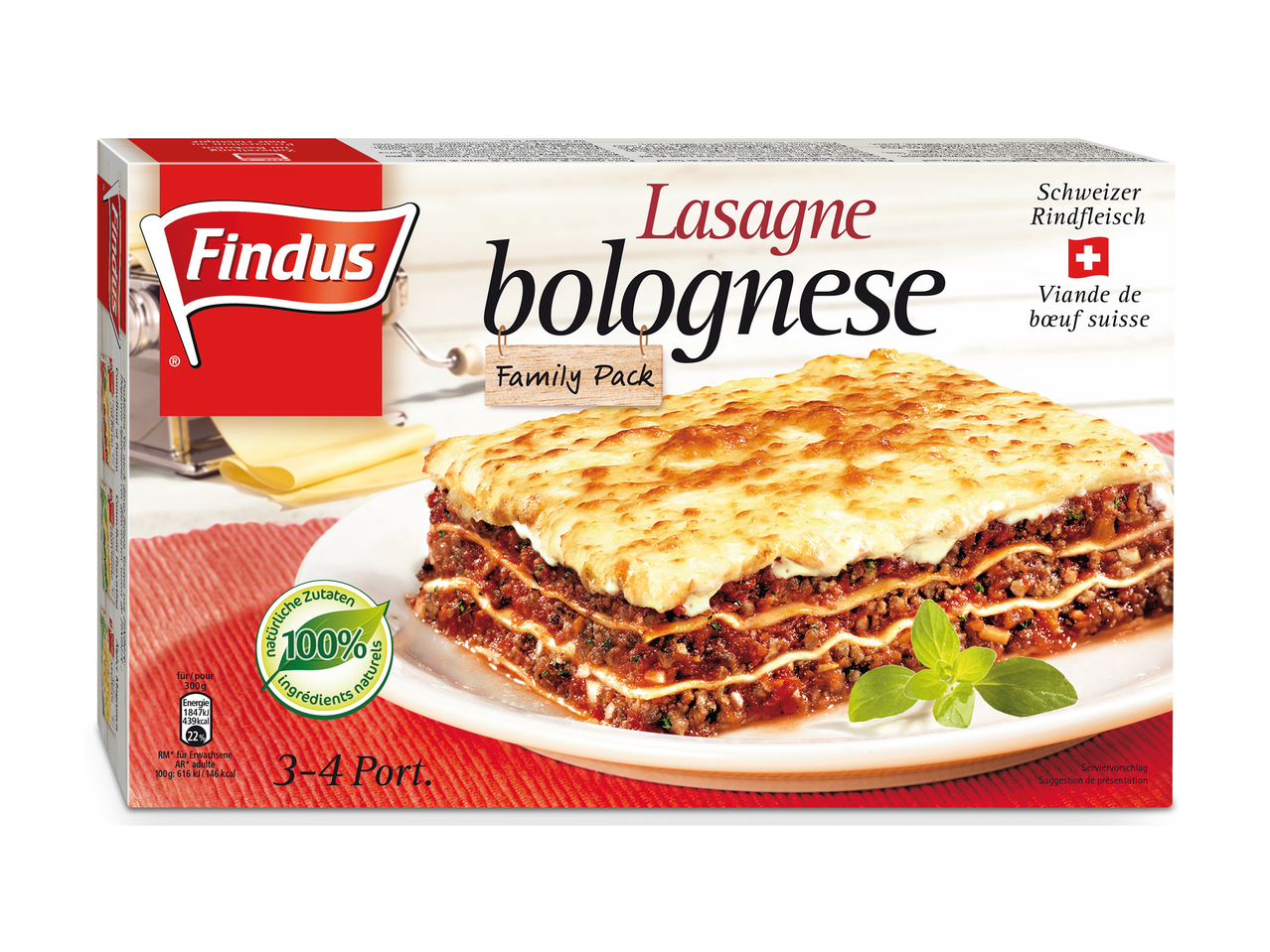 Lasagne à la bolognaise Findus