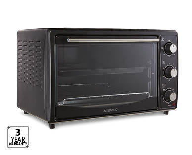 25L Toaster Oven with Rotisserie Function