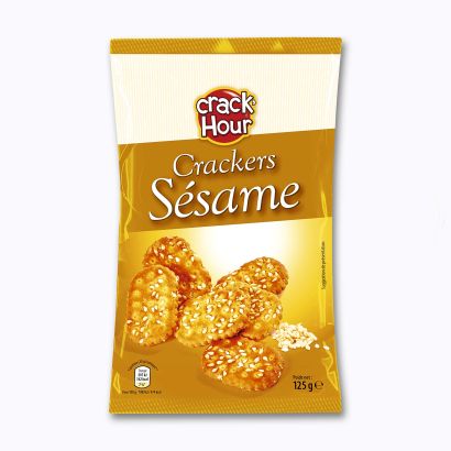Mini crackers au sésame
