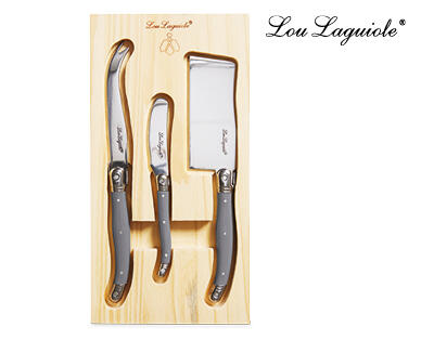 Lou Laguiole(R) Cheese Knife Set 3pc