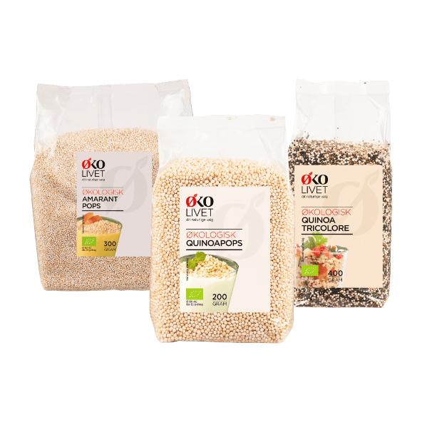 Økologisk quinoa eller amarant