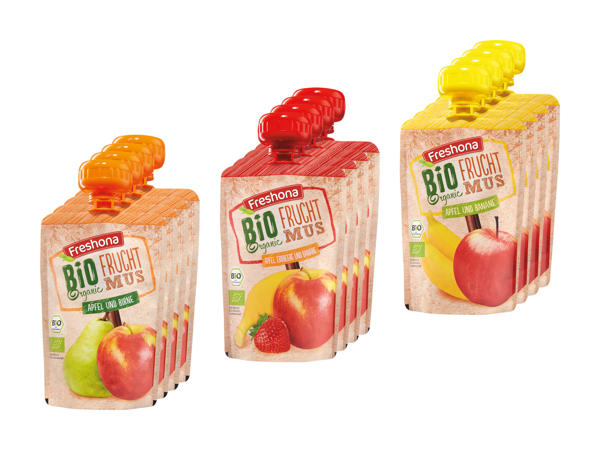 Compote de fruits bio multipack