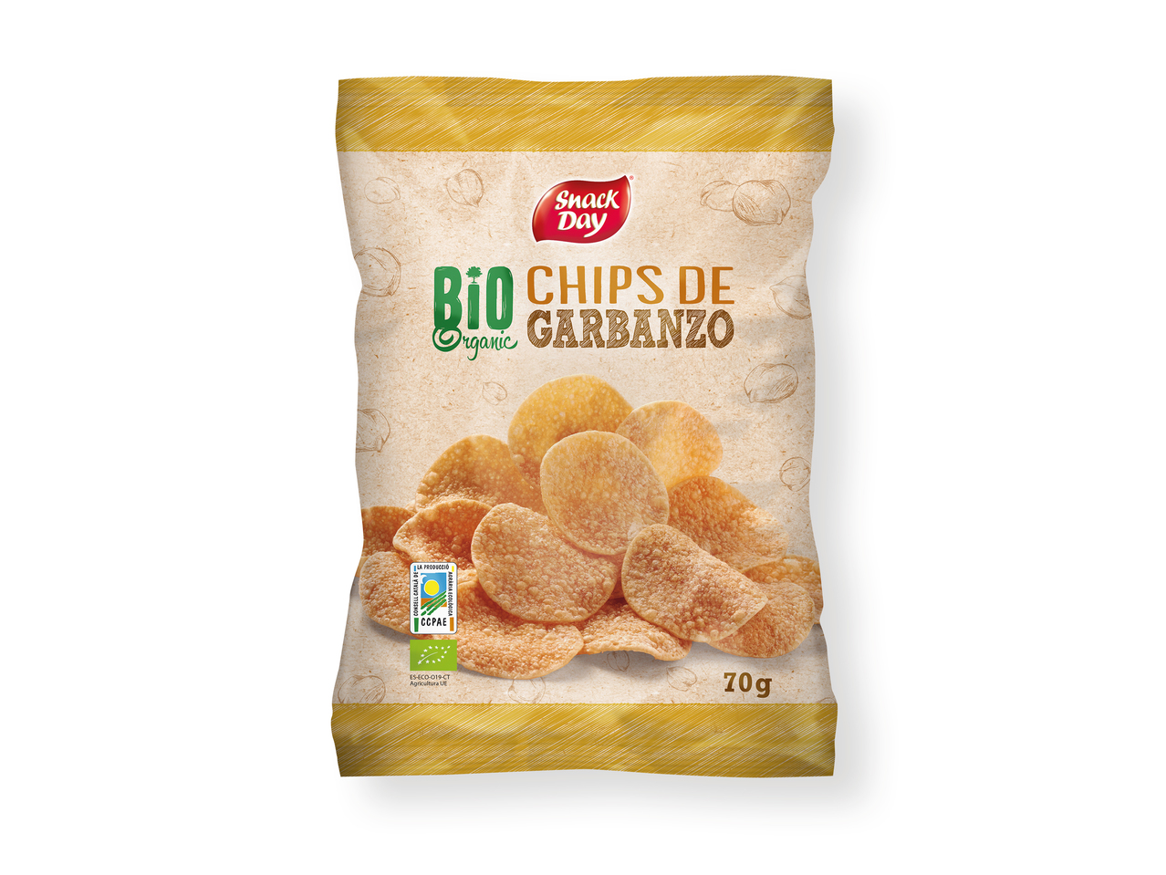 "Snack day" Chips de legumbres ecológicas