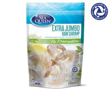 Sea Queen Extra Jumbo EZ Peel Raw Shrimp