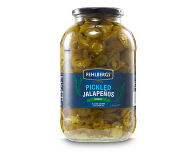 Fehlbergs Green Sliced Jalapeños 1.95kg