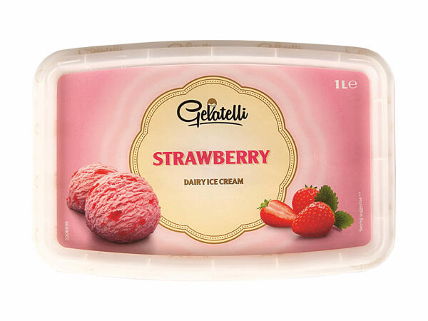 Înghețată premium cu ciocolată / căpșuni