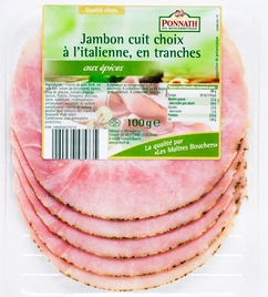 Jambon cuit choix à l'italienne
