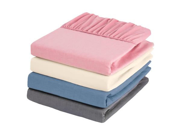 Meradiso Chambray Fitted Sheet1