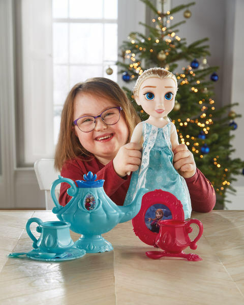 Disney Frozen Elsa Doll With Tea Set