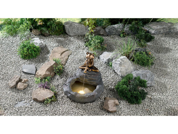 LED Garden Water Fountain