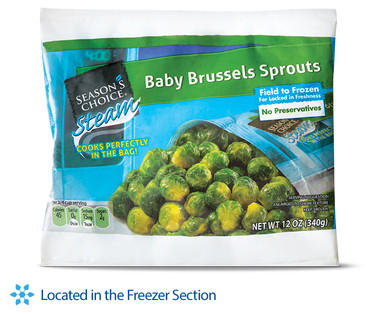 Season's Choice Steamable Baby Brussels Sprouts