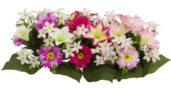 Bouquet de gerberas, lys et fleurettes