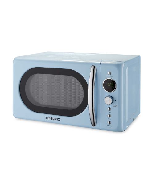 Ambiano Blue Retro Microwave