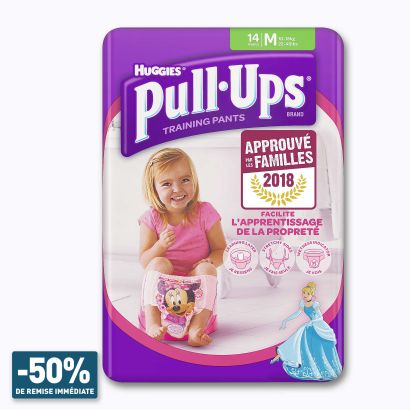 HUGGIES(R) PULL•UPS Culottes 
 d'apprentissage de la propreté