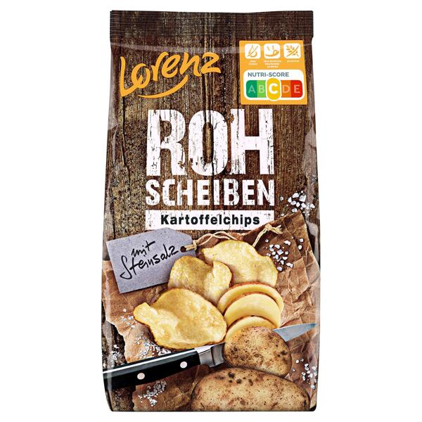 LORENZ(R) Rohscheiben Kartoffelchips 120 g