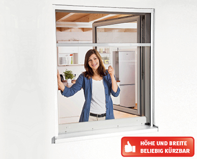 EASY HOME(R) Insektenschutz-Rollo für Fenster