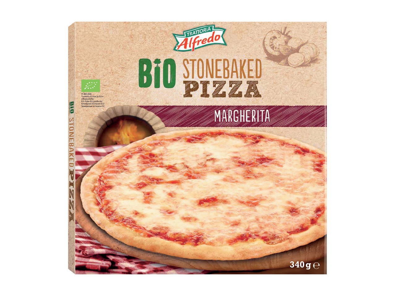 Pizza margherita Bio1