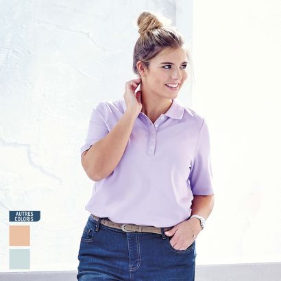 Polo femme grande taille