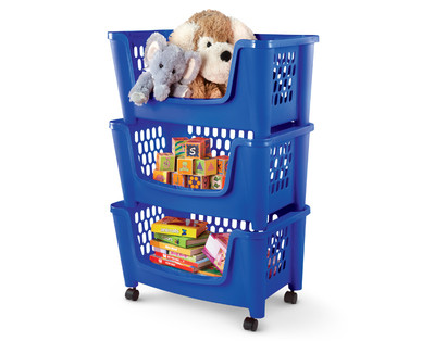 Easy Home 3-Tier Cart With Wheels