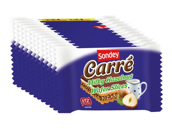 Sondey Carré Milky Hazelnut Wafer Slices