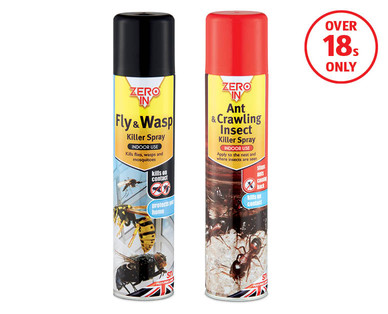 Fly & Wasp/Ant & Insect Spray