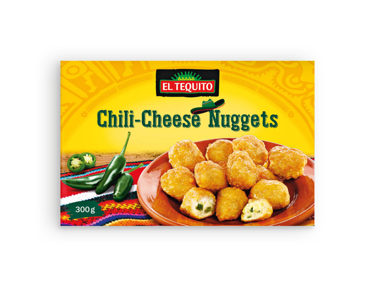 EL TEQUITO(R) Nuggets com Queijo e Chili